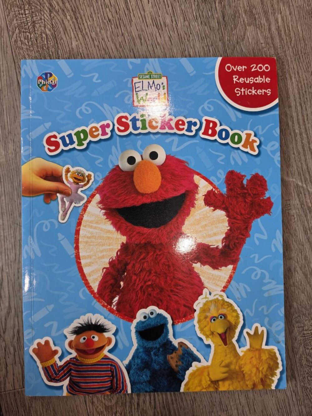 Sesame Street Elmos World Super Sticker Book With Over 200 Reusable Stickers